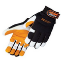 Premium Grain Goatskin Mechanic Gloves w/ Leather Palm (S-2XL)